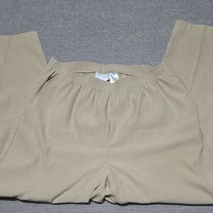 Alfred Dunner Tan Casual Pants Sz 16